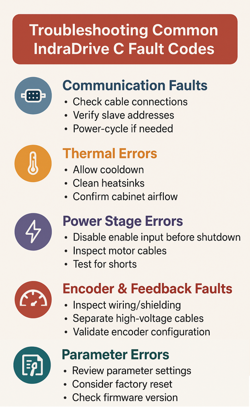 an infographic summarzing the trouble shooting steps in the article