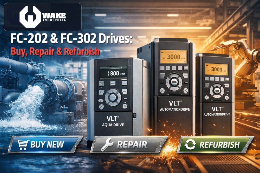 This is an image of the Wake Banner for FC-302 and FC-202 VFDs by Danfoss.