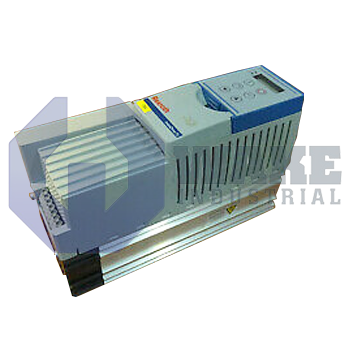 FCS01.1E-W0025-A-04-NNBV | The FCS01.1E-W0025-A-04-NNBV is made by Rexroth Indramat Bosch. This unit has a Maximum Current of 25 A, and an IP 20 Degree of Protection. The unit is cooled via Internal Air, Integrated Blower | Image