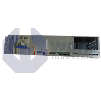 HDS03.2-W075N-HS43-02-FW | The HDS03.2-W075N-HS43-02-FW Servo Controller is manufactured by Rexroth Indramat Bosch. This controller is cooled by an Internal Blower, and has a rated current of 75A. This HDS controller is not equipped with Command Communication and the Controller Family is DIAX04. | Image