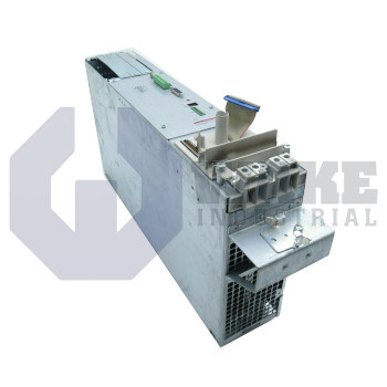 HDS03.2-W075N-HS56-01-FW | The HDS03.2-W075N-HS56-01-FW Servo Controller is manufactured by Rexroth Indramat Bosch. This controller is cooled by an Internal Blower, and has a rated current of 75A. This HDS controller is not equipped with Command Communication and the Controller Family is DIAX04. | Image