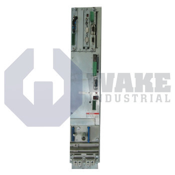 HDS03.2-W075N-HS96-01-FW | The HDS03.2-W075N-HS96-01-FW Servo Controller is manufactured by Rexroth Indramat Bosch. This controller is cooled by an Internal Blower, and has a rated current of 75A. This HDS controller is not equipped with Command Communication and the Controller Family is DIAX04. | Image