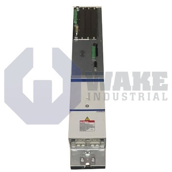 HDS03.2-W100N-HA01-01-FW | The HDS03.2-W100N-HA01-01-FW Servo Controller is manufactured by Rexroth Indramat Bosch. This controller is cooled by an Internal Blower, and has a rated current of 100A. This HDS controller is not equipped with Command Communication and the Controller Family is DIAX04. | Image