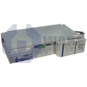 HDS03.2-W100N-HS28-01-FW | The HDS03.2-W100N-HS28-01-FW Servo Controller is manufactured by Rexroth Indramat Bosch. This controller is cooled by an Internal Blower, and has a rated current of 100A. This HDS controller is not equipped with Command Communication and the Controller Family is DIAX04. | Image