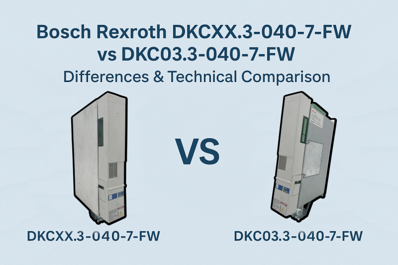 Bosch Rexroth DKCXX.3-040-7-FW vs DKC03.3-040-7-FW: Differences & Technical Comparison