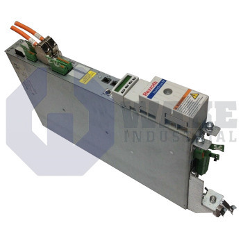HMD01.1N-W0020-A-07-NNNN | The HMD01.1N-W0020-A-07-NNNN Drive Controller is manufactured by Rexroth Indramat Bosch. This drive controller is Not Equipped with a power supply, has a peak current of 20 and a nominal voltage of DC 700 V. This HMD drive controller is cooled by using Internal Air. | Image