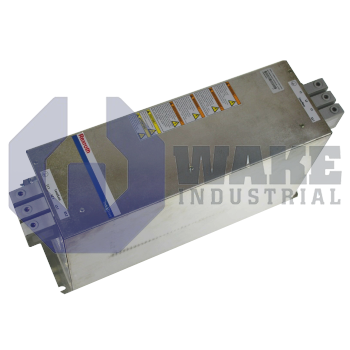 HNF01.1A-M900-E0202-A-480-NNNN | The HNF01.1A-M900-E0202-A-480-NNNN Mains Filter is manufactured by Rexroth Indramat Bosch. This filter has an Industrial Area EMC Area Per DIN EN and a Feeding Units only supply unit. The nominal current for this mains filter is 202 and the Mains Connecting Voltage is AC 400-480v. | Image