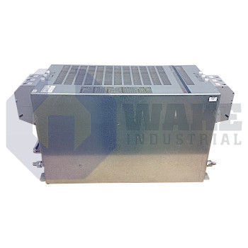 HNF01.1A-H350-R0180-A-480-NNNN | The HNF01.1A-H350-R0180-A-480-NNNN Mains Filter is manufactured by Rexroth Indramat Bosch. This filter has an Industrial Area EMC Area Per DIN EN and a Regenerative Units only supply unit. The nominal current for this mains filter is 180 and the Mains Connecting Voltage is AC 400-480v. | Image