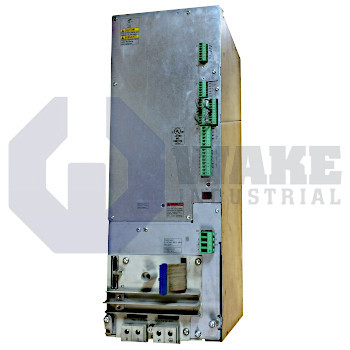 HVR03.1-W045N | The HVR03.1-W045N Power Supply Unit is manufactured by Bosch Rexroth Indramat.This unit operates with continuous DC bus power of 30 kW, peak DC bus power of 135 kW, mains voltage of 380 to 480 V, and maximum regenerated power of 100 kWs. | Image