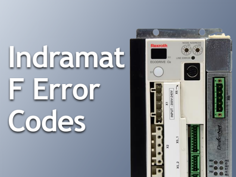 Indramat EcoDrive Displaying H1 Error Code display