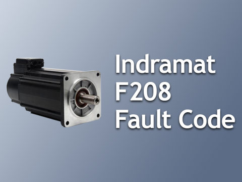 Indramat MKD motor F208 Error Code
