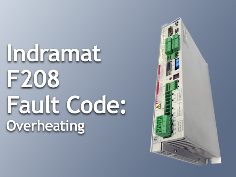 Indramat DKC servo Drive F208 Fault Code