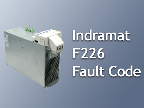 Indramat HVR Power Supply F226 Error Code