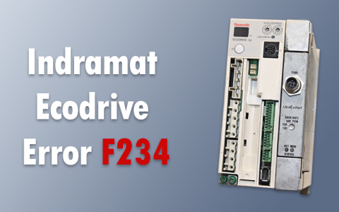 Indramat EcoDrive with F234 error code