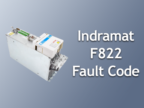 Indramat EcoDrive Controller with F822 Fault code title