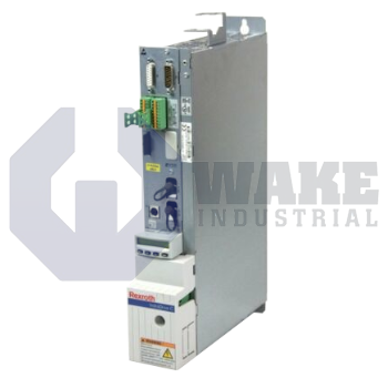 KCU02.1N-ET-ET-025-NN-N-NN-NW | KCU Servo Drive Series manufactured by Rexroth, Indramat, Bosch. This drive has a supply voltage of 541 V and a current rating of 25 A. The drive also has a master comunication of Ethernet and a configuration that is fixed. | Image
