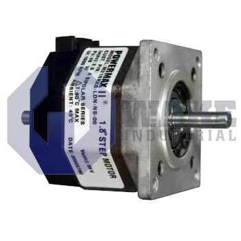 M22NRXA-JDF-NS-00 | The M22NRXA-JDF-NS-00 by Pacific Scientific is part of the PowerMax II M Motor Series. The M22NRXA-JDF-NS-00 is a NEMA mounting motor featuring a holding torque of 1.26 Nm and a rated current of 4.6 Amps DC. It also holds a phase resistance of 0.42 ohms +/- 10% and phase inductance of 1.5 mH Typical . | Image
