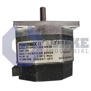 M22NRXC-LNN-NS-00 | The M22NRXC-LNN-NS-00 by Pacific Scientific is part of the PowerMax II M Motor Series. The M22NRXC-LNN-NS-00 is a NEMA mounting motor featuring a holding torque of 1.68 Nm and a rated current of 3.1 Amps DC. It also holds a phase resistance of 3.12 ohms +/- 10% and phase inductance of 3.1 mH Typical. | Image