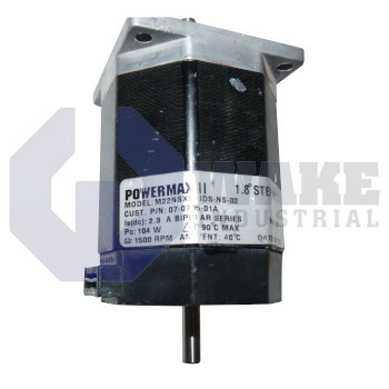 M22NSXB-IDS-NS-02 | The M22NSXB-IDS-NS-02 by Pacific Scientific is part of the PowerMax II M Motor Series. The M22NSXB-IDS-NS-02 is a NEMA mounting motor featuring a holding torque of 1.79 Nm and a rated current of 4.6 Amps DC. It also holds a phase resistance of 0.38 ohms +/- 10% and phase inductance of 1.5 mH Typical. | Image