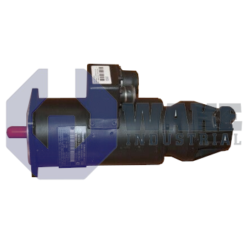 MAC063A-0-RS-4-C-095-B-1-WI524LV | MAC Permanent Magnet Motor manufactured by Rexroth, Indramat, Bosch. This motor has a power connecter on Side A. This motor also includes a Not Equipped encoder and a Heavy Duty blocking brake. | Image
