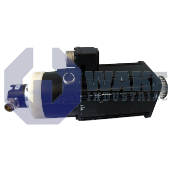 MAC071B-0-PS-3-C-095-A-2-S001 | MAC Permanent Magnet Motor manufactured by Rexroth, Indramat, Bosch. This motor has a power connecter on Side B. This motor also includes a Standard Mounting encoder and a Not Equipped blocking brake. | Image