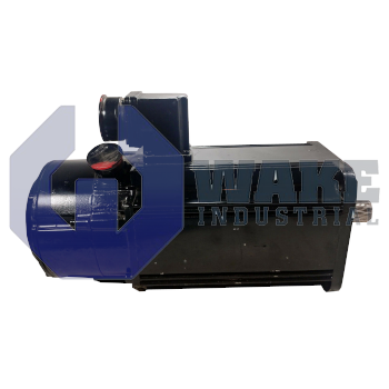 MAC071B-0-PS-4-C-095-A-0-WI520LV-S001 | MAC Permanent Magnet Motor manufactured by Rexroth, Indramat, Bosch. This motor has a power connecter on Side B. This motor also includes a Standard Mounting encoder and a Standard blocking brake. | Image