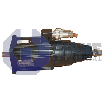 MAC071C-0-GS-4-C-095-B-0-WI522LV | MAC Permanent Magnet Motor manufactured by Rexroth, Indramat, Bosch. This motor has a power connecter on Side A. This motor also includes a Standard Mounting encoder and a Not Equipped blocking brake. | Image