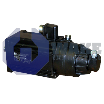 MAC093A-0-PS-4-C-130-A-0-WI518LV-S001 | MAC Permanent Magnet Motor manufactured by Rexroth, Indramat, Bosch. This motor has a power connecter on Side A. This motor also includes a Standard Mounting encoder and a Not Equipped blocking brake. | Image