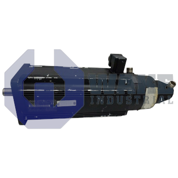 MAC093A-0-WS-4-C-110-A-1-WI522LV | MAC Permanent Magnet Motor manufactured by Rexroth, Indramat, Bosch. This motor has a power connecter on Side A. This motor also includes a Standard Mounting encoder and a Not Equipped blocking brake. | Image