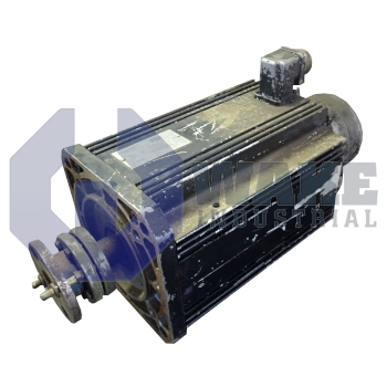 MAC112B-0-LD-3-C-130-A-0-S005 | MAC Permanent Magnet Motor manufactured by Rexroth, Indramat, Bosch. This motor has a power connecter on Side A. This motor also includes a Not Equipped encoder and a Heavy Duty blocking brake. | Image