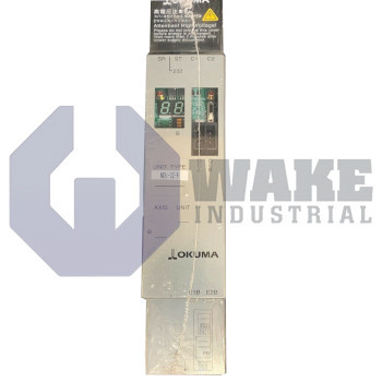 MDU-0404-F | The MDU-0404-F is manufactured by Okuma as part of their MDU Servo Drive Series. The MDU-0404-F featured a rated input of DC 283-325V and a AC200V 3-ph Variable Frequency rated output. The MDU-0404-F also features a 50 kA RMS SYM SCCR. | Image