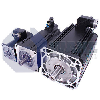 MHD093B-065-NG1-BA | The MHD093B-065-NG1-BA Magnet Motor is manufactured by Rexroth Indramat Bosch. This motor has a Winding Code of 65 and has a Digital Motor Encoder. The Driven Shaft for this motor is Plain  and it is Equipped with a holding brake. | Image