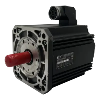 This is an image of the MHD115A-035-PP0-AA motor at a left angle.