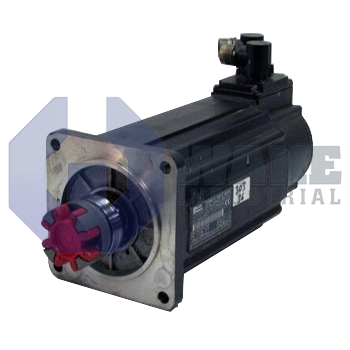 MHP071B-061-HG1-UNNNNN | MHP071B-061-HG1-UNNNNN Servo Motor is manufactured by Rexroth, Indramat, Bosch. This motor has a Plain Shaft with Sealing Ring shaft and windings of 61. This motor is also Equipped with a holding brake and has an Incremental encoder. | Image