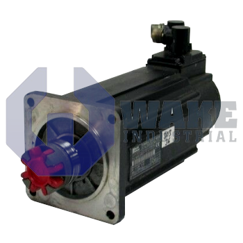 MHP093B-058-HP1-BFNNNN | MHP093B-058-HP1-BFNNNN Servo Motor is manufactured by Rexroth, Indramat, Bosch. This motor has a Shaft with Key and Sealing Ring shaft and windings of 58. This motor is also Equipped with a holding brake and has an Incremental encoder. | Image