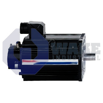 MHP112B-024-HP1-ANNNNN | MHP112B-024-HP1-ANNNNN Servo Motor is manufactured by Rexroth, Indramat, Bosch. This motor has a Shaft with Key and Sealing Ring shaft and windings of 24. This motor is also Equipped with a holding brake and has an Incremental encoder. | Image