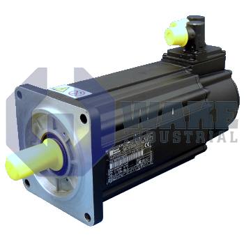MHP115C-024-HG1-ANNNNN | MHP115C-024-HG1-ANNNNN Servo Motor is manufactured by Rexroth, Indramat, Bosch. This motor has a Plain Shaft with Sealing Ring shaft and windings of 24. This motor is also Equipped with a holding brake and has an Incremental encoder. | Image