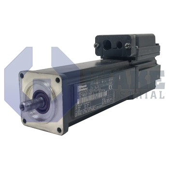 MKD025A-144-KP0-KS | The MKD025A-144-KP0-KS servo motor is a part of the MKD Servo Motor Series manufactured by Bosch Rexroth. This motor's winding code is 144, it incorporates Resolver feedback with integrated multiturn absolute encoder, operates with a Shaft with Key and is Not Equipped with a holding brake. | Image