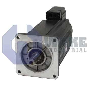 MKD090B-085-KG1-BN | The MKD090B-085-KG1-BN servo motor is a part of the MKD Servo Motor Series manufactured by Bosch Rexroth. This motor's winding code is 085, it incorporates Resolver feedback with integrated multiturn absolute encoder, operates with a Plain Shaft and is Equipped with a holding brake. | Image