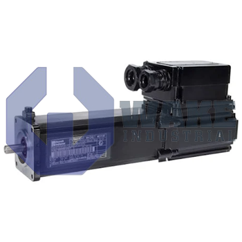 MKE037B-144-AP0-AUNN | The MKE037B-144-AP0-AUNN Magnet Motor is manufactured by Rexroth, Indramat, Bosch. This motor has a 037 encoder and a shaft Shaft with key per DIN 6885-1 (with shaft sealing ring). This motor is Without Holding Brake | Image