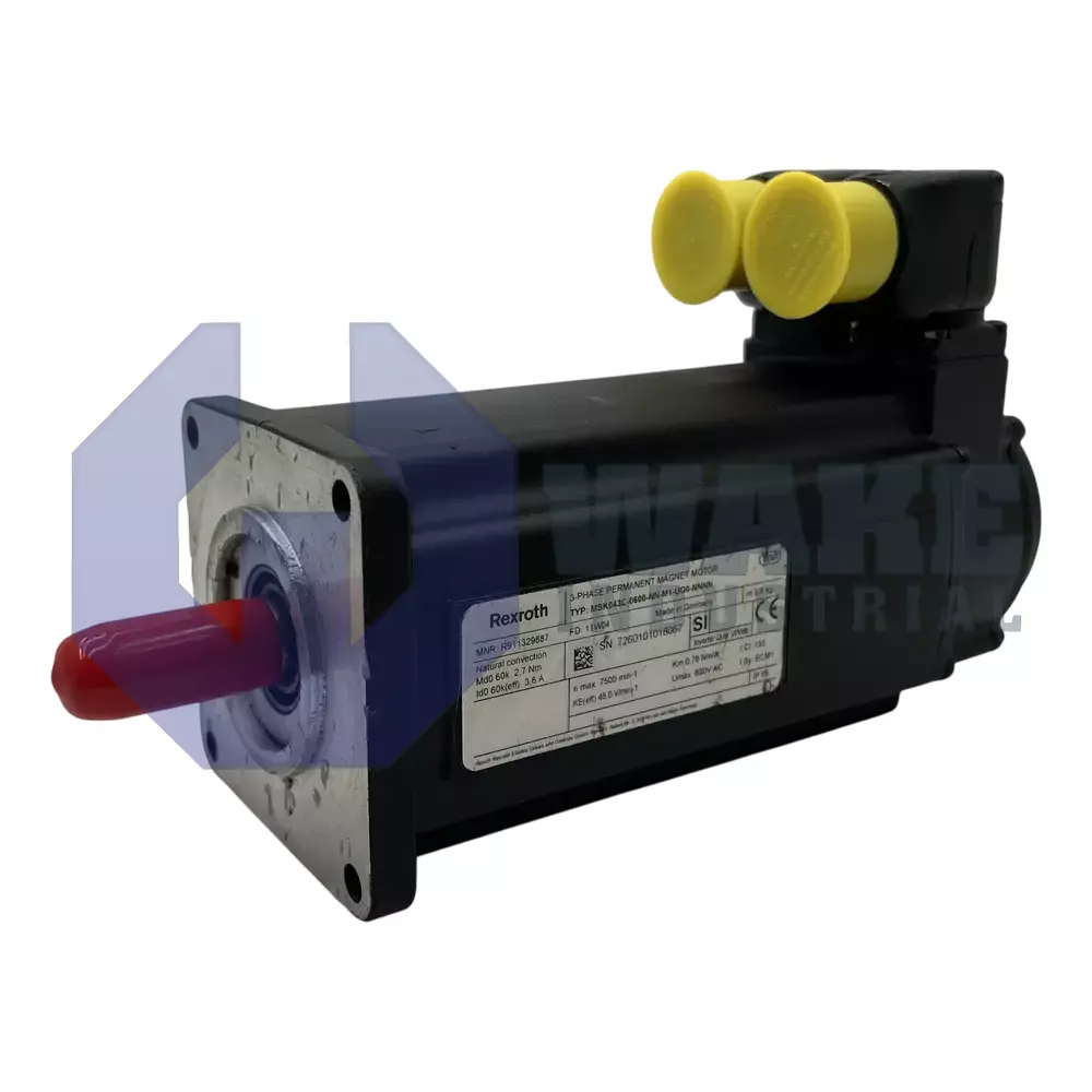 Bosch Rexroth Indramat MSK043C-0600-NN-M1-UG0-NNNN Main (Front Left) image