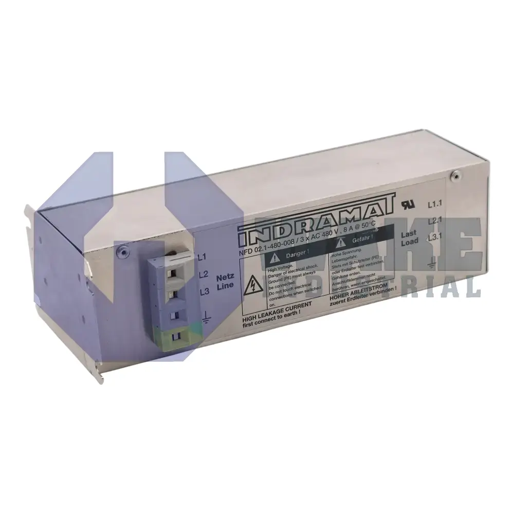 Bosch Rexroth Indramat NFD02.1-480-008 Main (Front Left) image