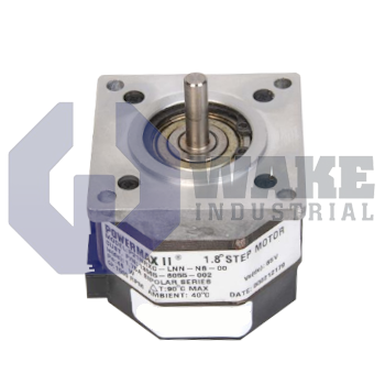 P21NRXB-LNN-NS-00 | The P21NRXB-LNN-NS-00 is manufactured by Pacific Scientific as part of the Powermax II P stepper motor series. It features a thermal resistance of 5.5 Mounted °C/Watt and rotor intertia of .012 (kg-m²x10¯³). These are the most powerful stepper motors with a holding torque of .82 Nm and a detent torque of .028 Nm. | Image