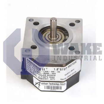 P21NRXC-LNF-NS-00 | The P21NRXC-LNF-NS-00 is manufactured by Pacific Scientific as part of the Powermax II P stepper motor series. It features a thermal resistance of 5.5 Mounted °C/Watt and rotor intertia of .012 (kg-m²x10¯³). These are the most powerful stepper motors with a holding torque of .82 Nm and a detent torque of .028 Nm. | Image
