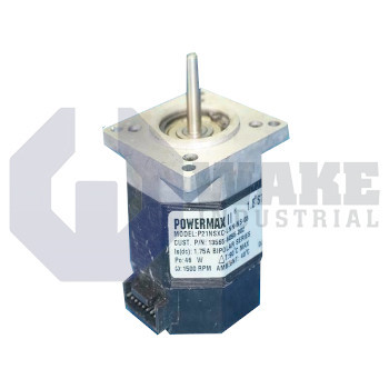 P21NSXC-LNN-NS-03 | The P21NSXC-LNN-NS-03 is manufactured by Pacific Scientific as part of the Powermax II P stepper motor series. It features a thermal resistance of 4.5 Mounted °C/Watt and rotor intertia of .012 (kg-m²x10¯³). These are the most powerful stepper motors with a holding torque of 1.62 Nm and a detent torque of .12 Nm. | Image
