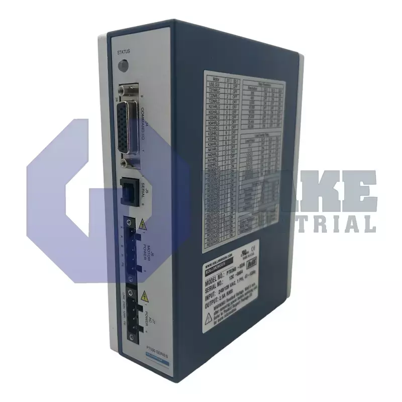 Kollmorgen P70360-SDN Main (Front Left) image