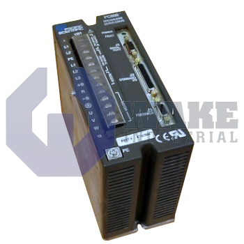 PC834-001 | PC/PCE800 Series Servo Drive manufactured by Pacific Scientific. This Servo Drive features a Power Level of 7.1A RMS cont. @ 25-40 degrees C, 21.2A RMS peak along with a Command Interface Designation of SERCOS Network. | Image