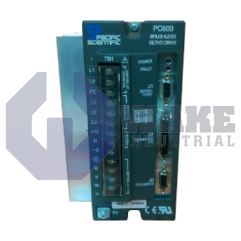 PC834-106-N | PC/PCE800 Series Servo Drive manufactured by Pacific Scientific. This Servo Drive features a Power Level of 7.1A RMS cont. @ 25-40 degrees C, 21.2A RMS peak along with a Command Interface Designation of SERCOS Network. | Image