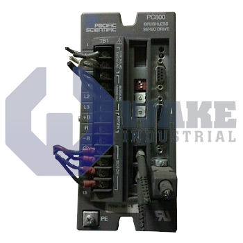 PC844-XYZ-F | PC/PCE800 Series Servo Drive manufactured by Pacific Scientific. This Servo Drive features a Power Level of 7.1A RMS cont. @ 25-40 degrees C, 21.2A RMS peak along with a Command Interface Designation of SERCOS Network. | Image