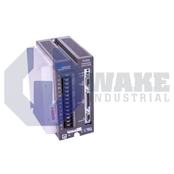 PC843-XYZ-T | PC/PCE800 Series Servo Drive manufactured by Pacific Scientific. This Servo Drive features a Power Level of 3.6A RMS cont. @ 25-40 degrees C, 10.6A RMS peak along with a Command Interface Designation of SERCOS Network. | Image